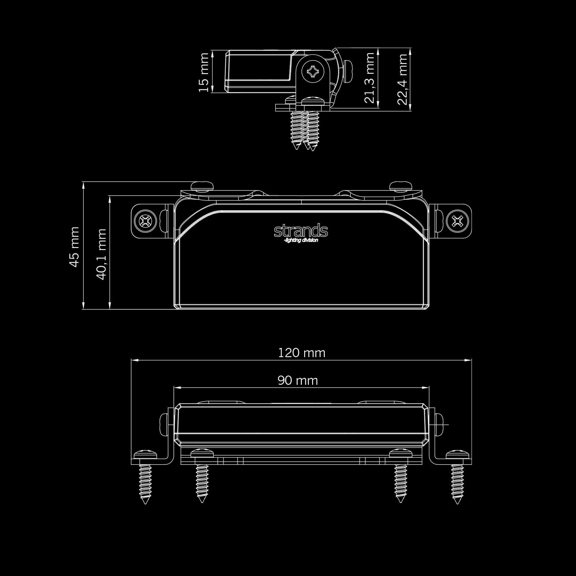 Strands UNITY ULTRA FLAT WORK LIGHT 22W