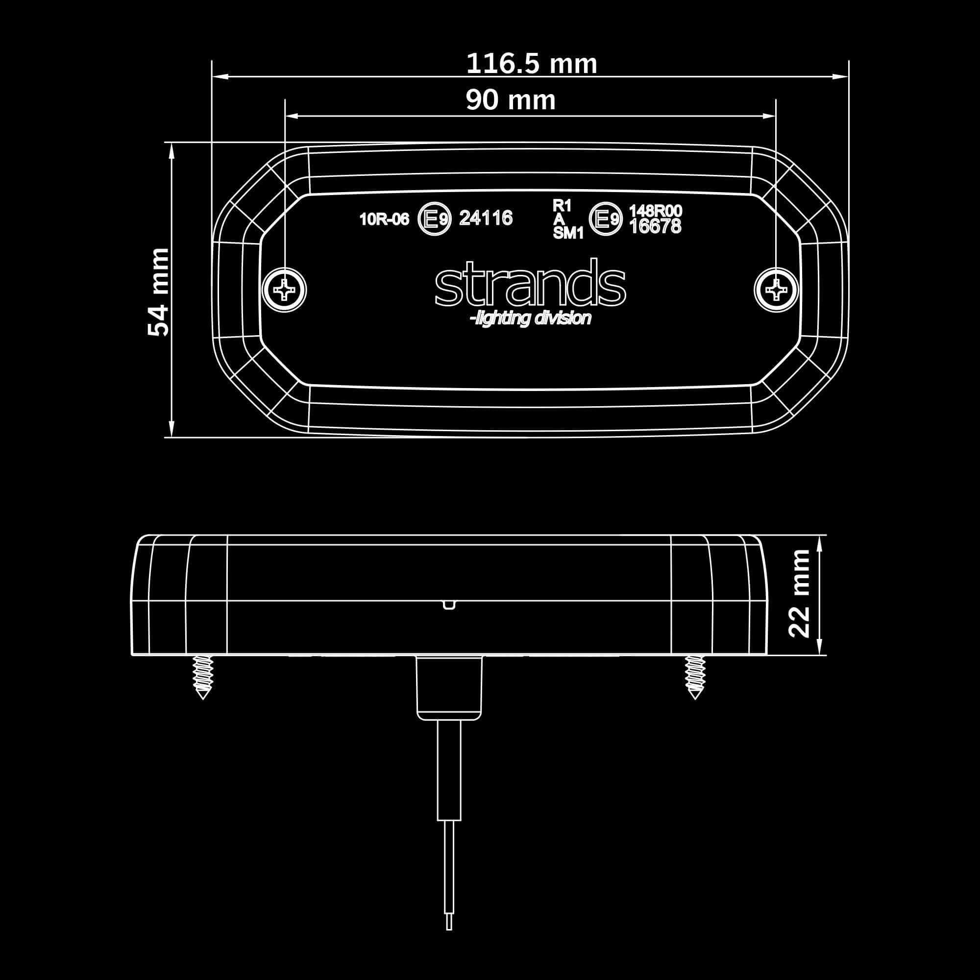 Strands FOR9T Scale Front Position Light