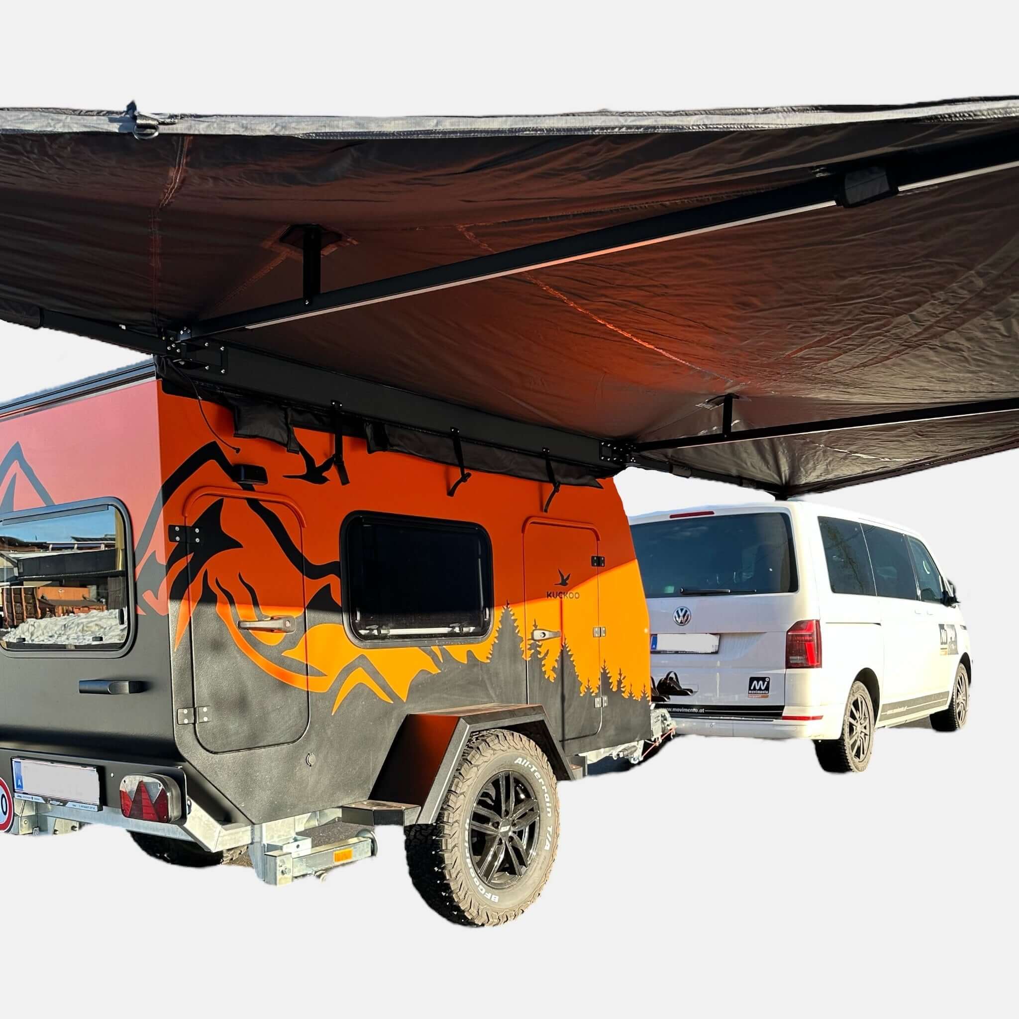 Kuckoo (Bruno) Montagekit für Markise Horizon (180° und 270°)