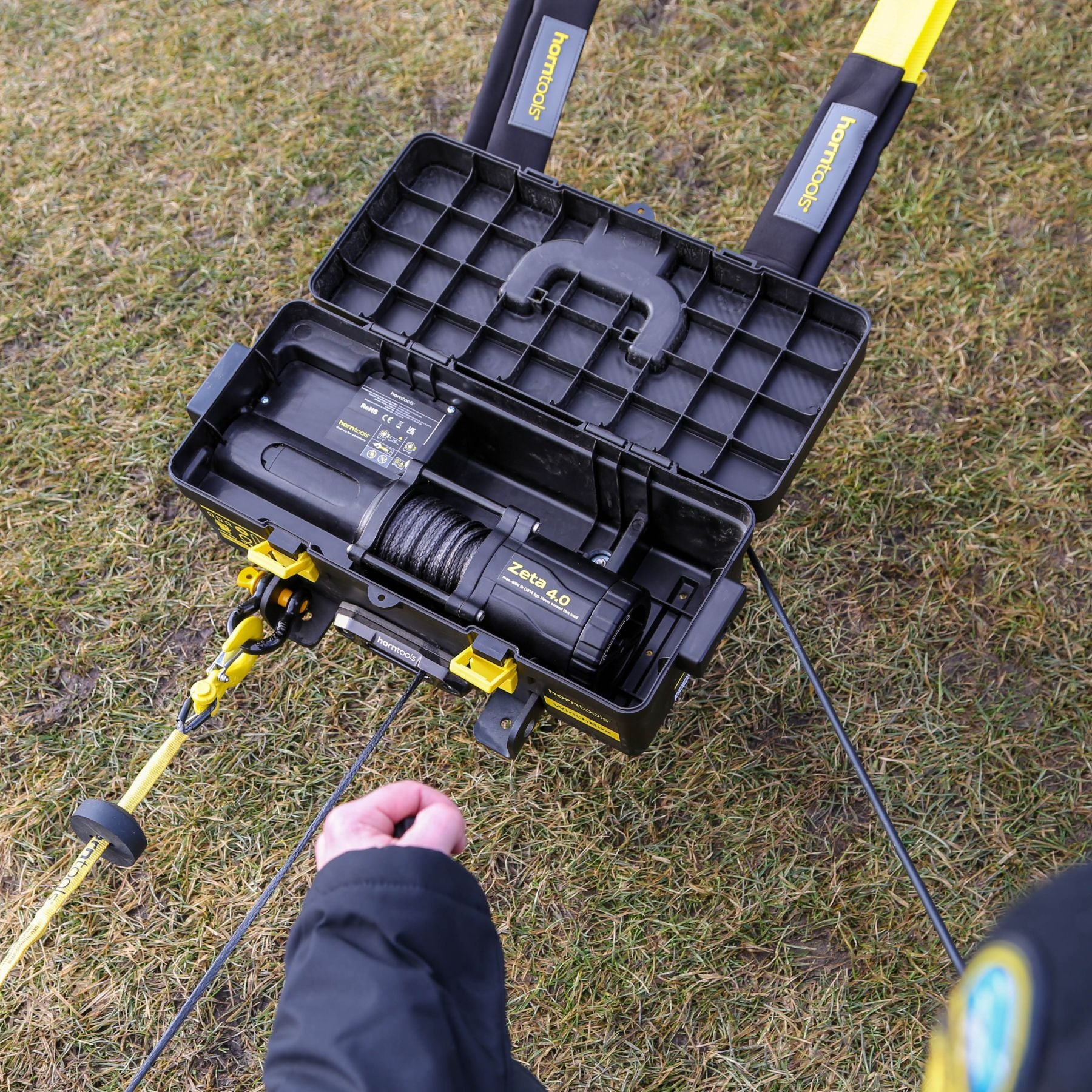 Scatola verricello - Argano a cavo mobile da 1,8 tonnellate