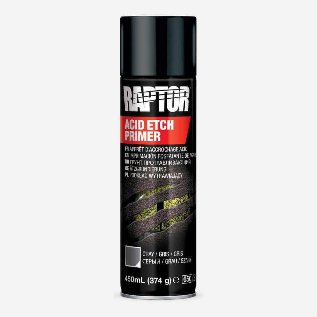 6 bombolette spray RAPTOR 2K + primer mordenzante in omaggio