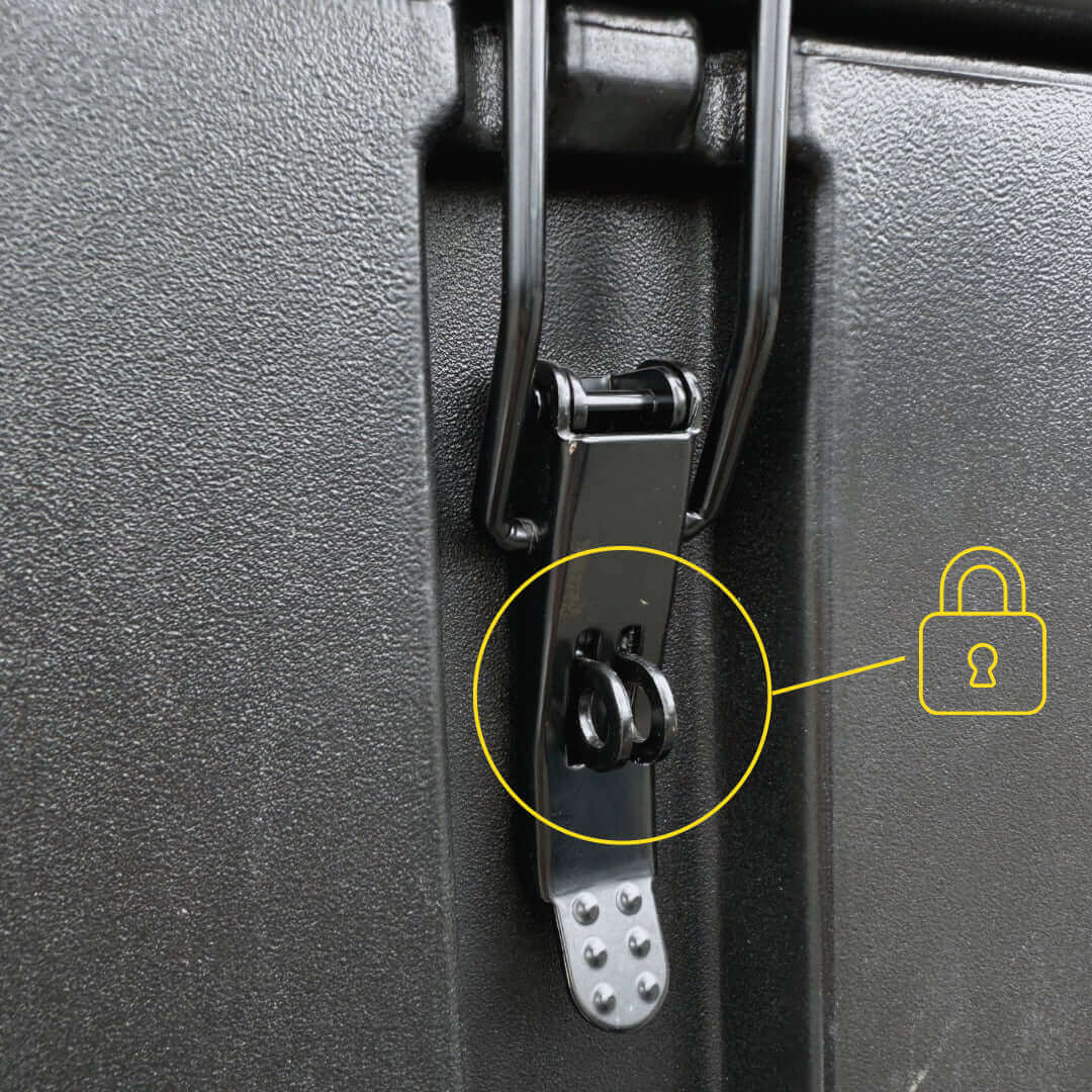 Transportbox wasserdicht absperren