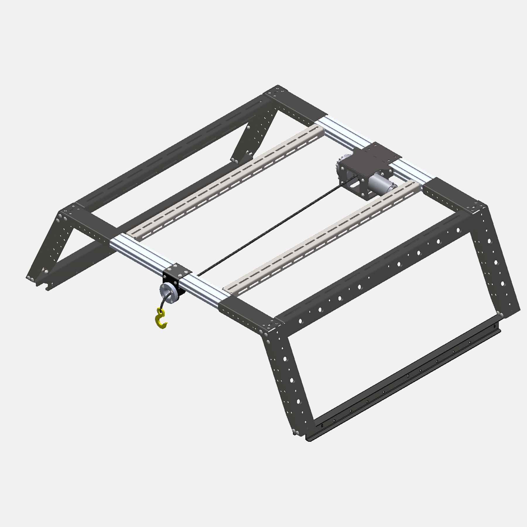 Sistema di verricello B-Rack