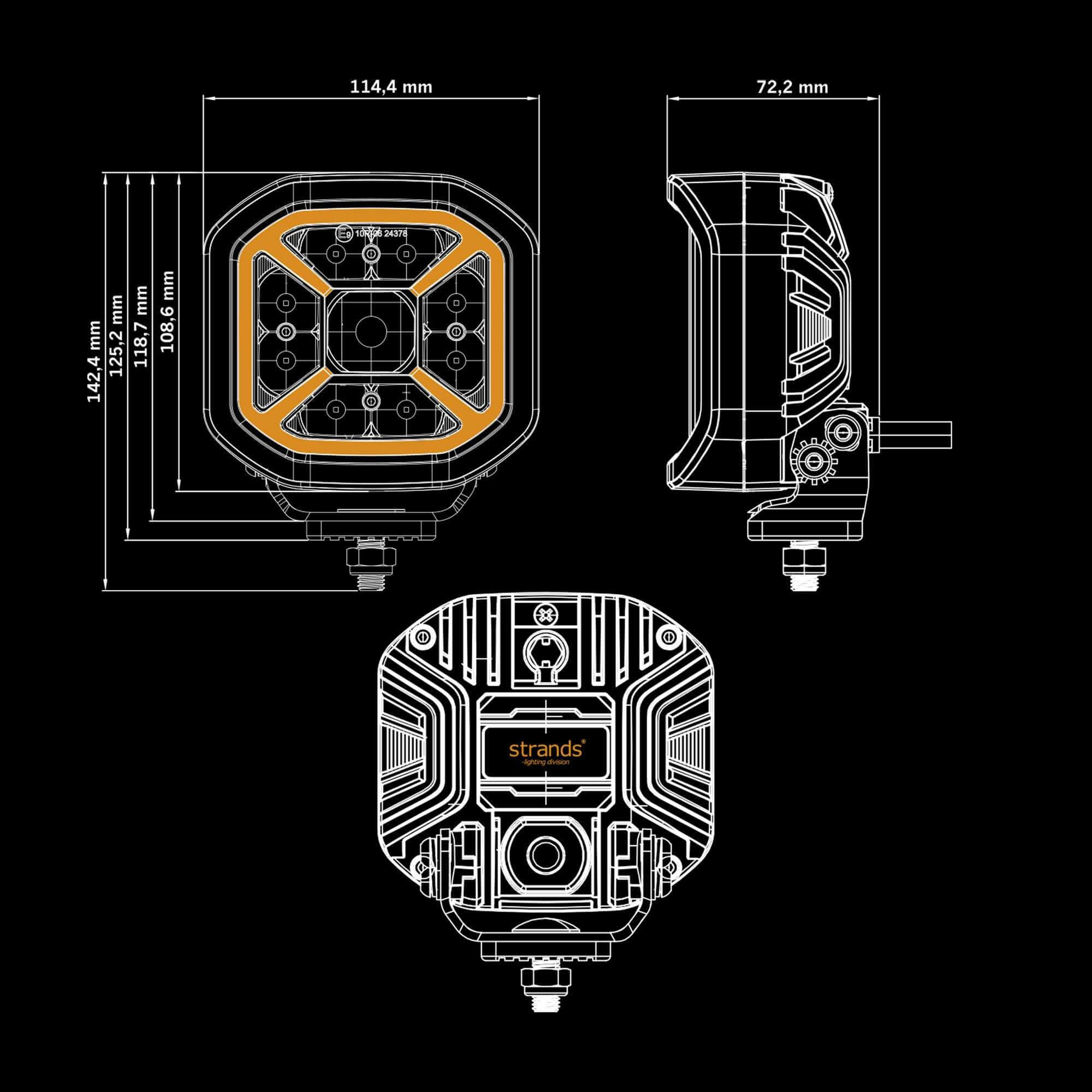 Strands SIBERIA X DRIVING LIGHT 4″