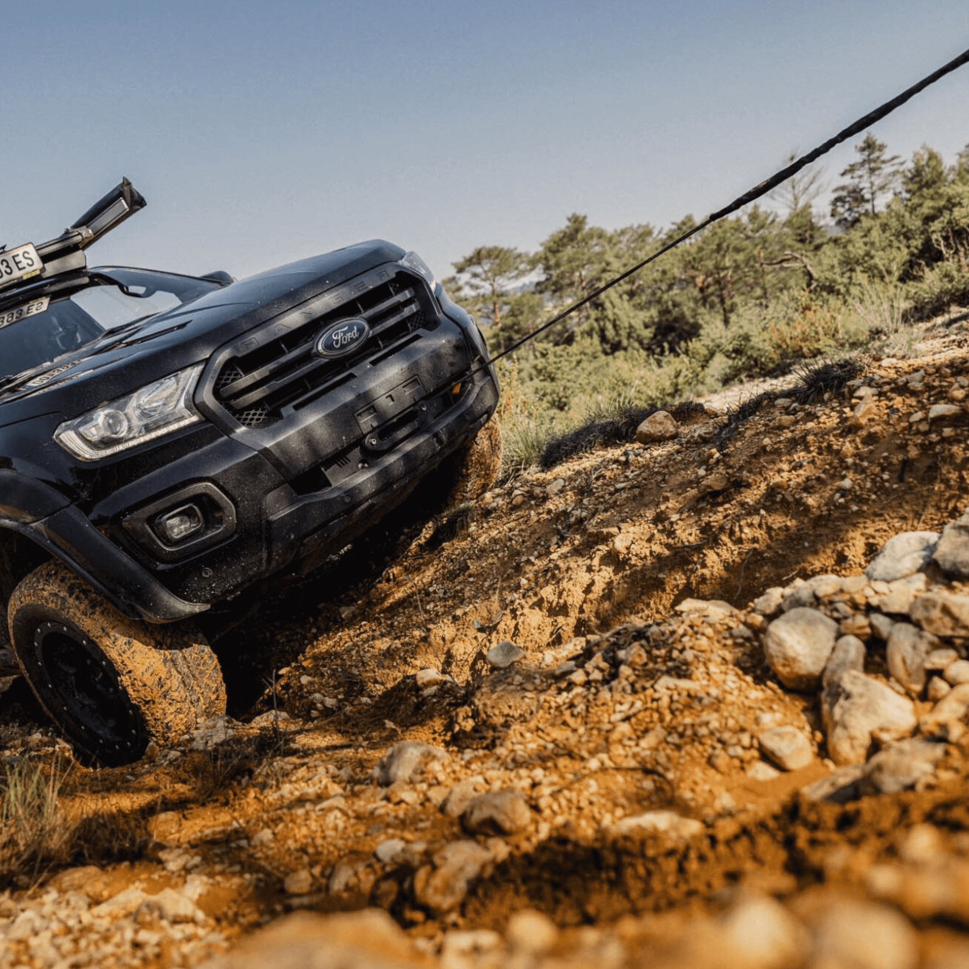 Système de treuil Alpha 4,3 tonnes pour Ford Ranger Raptor 2019-2022