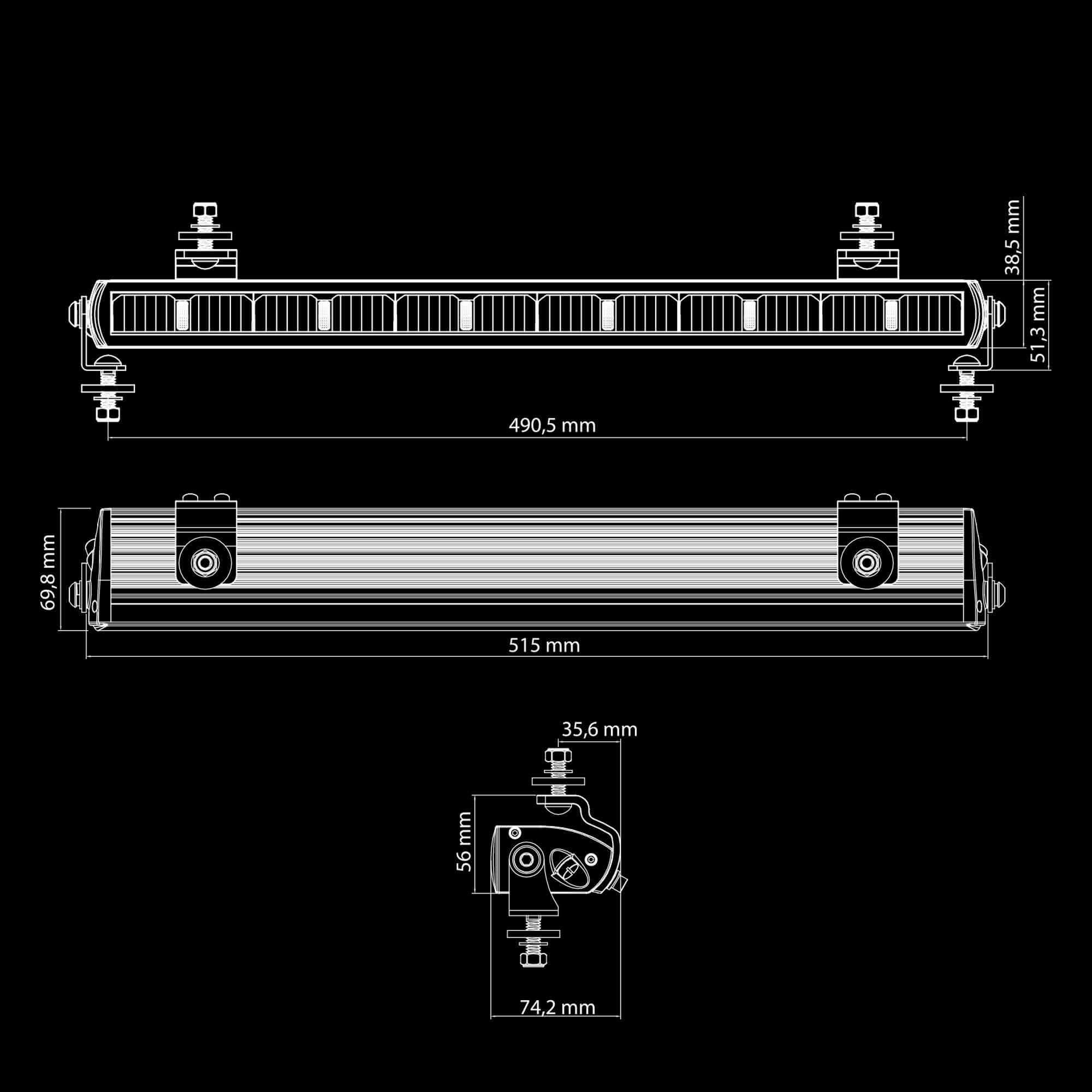 Strands DARK KNIGHT NUUK LED BAR 20″