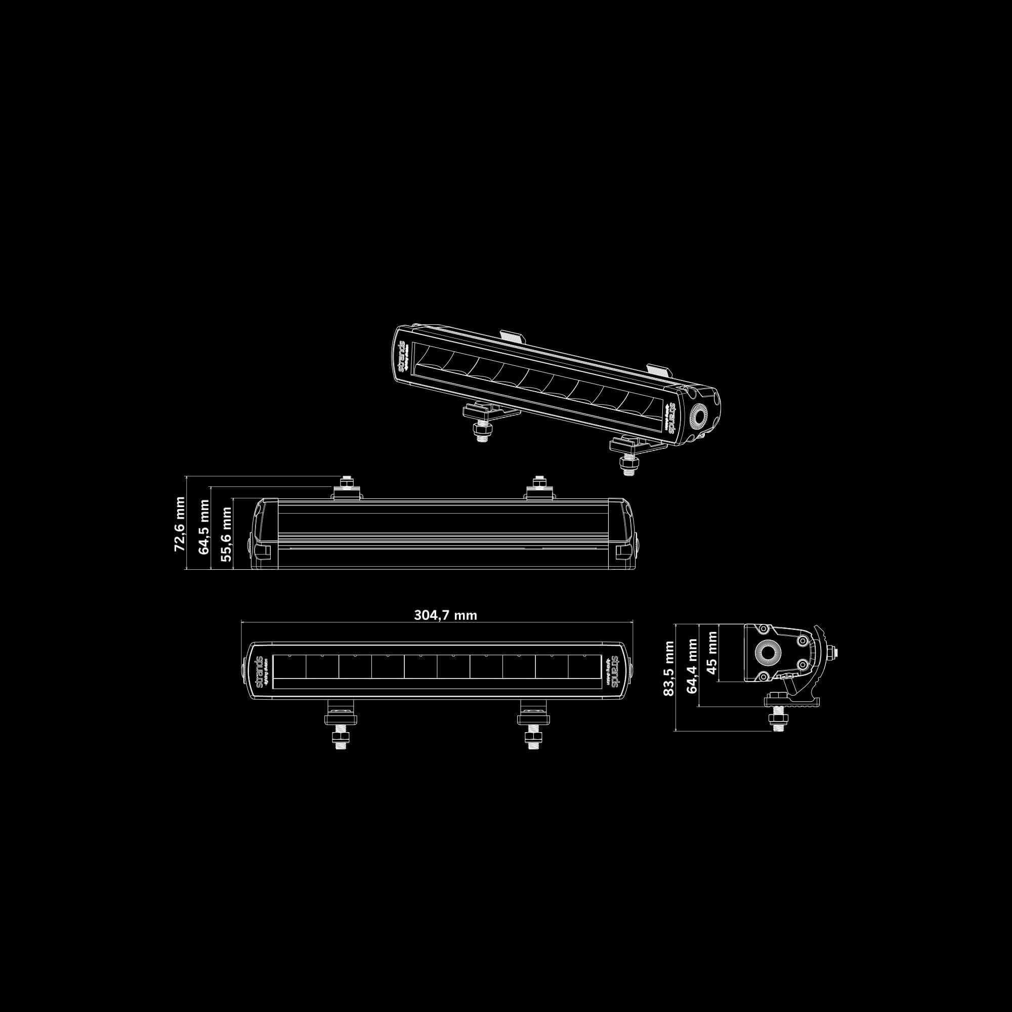 Strands SIBERIA XPA SR LED BAR 12″