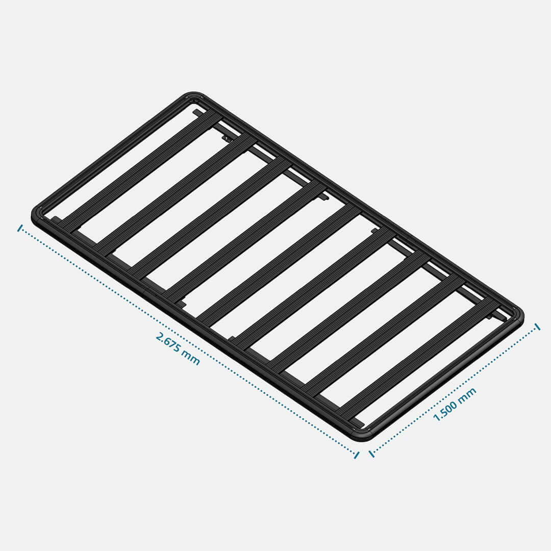 Dachträger ExRoof für VW T5 / T5.1 / T6 / T6.1  – L1 / SWB (Multivan, Transporter, Caravelle, Kombi)