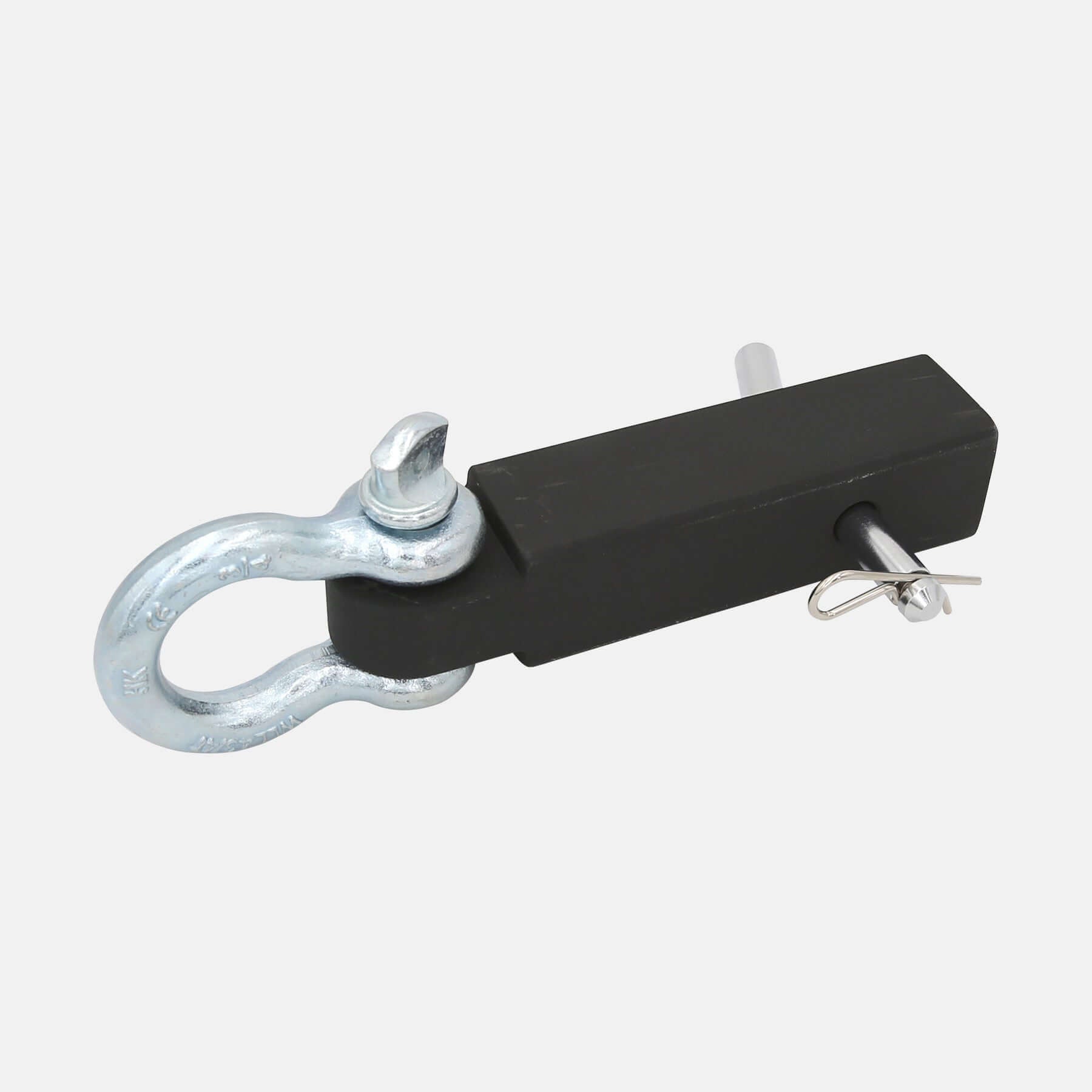 Insert d'attelage de remorque de 2 pouces en aluminium avec crochet de remorquage à manille