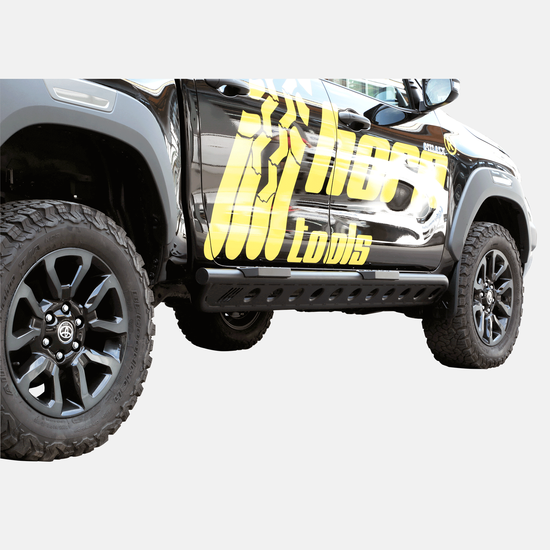 Rockslider LAPIS aluminium pour Toyota Hilux à partir de 2016