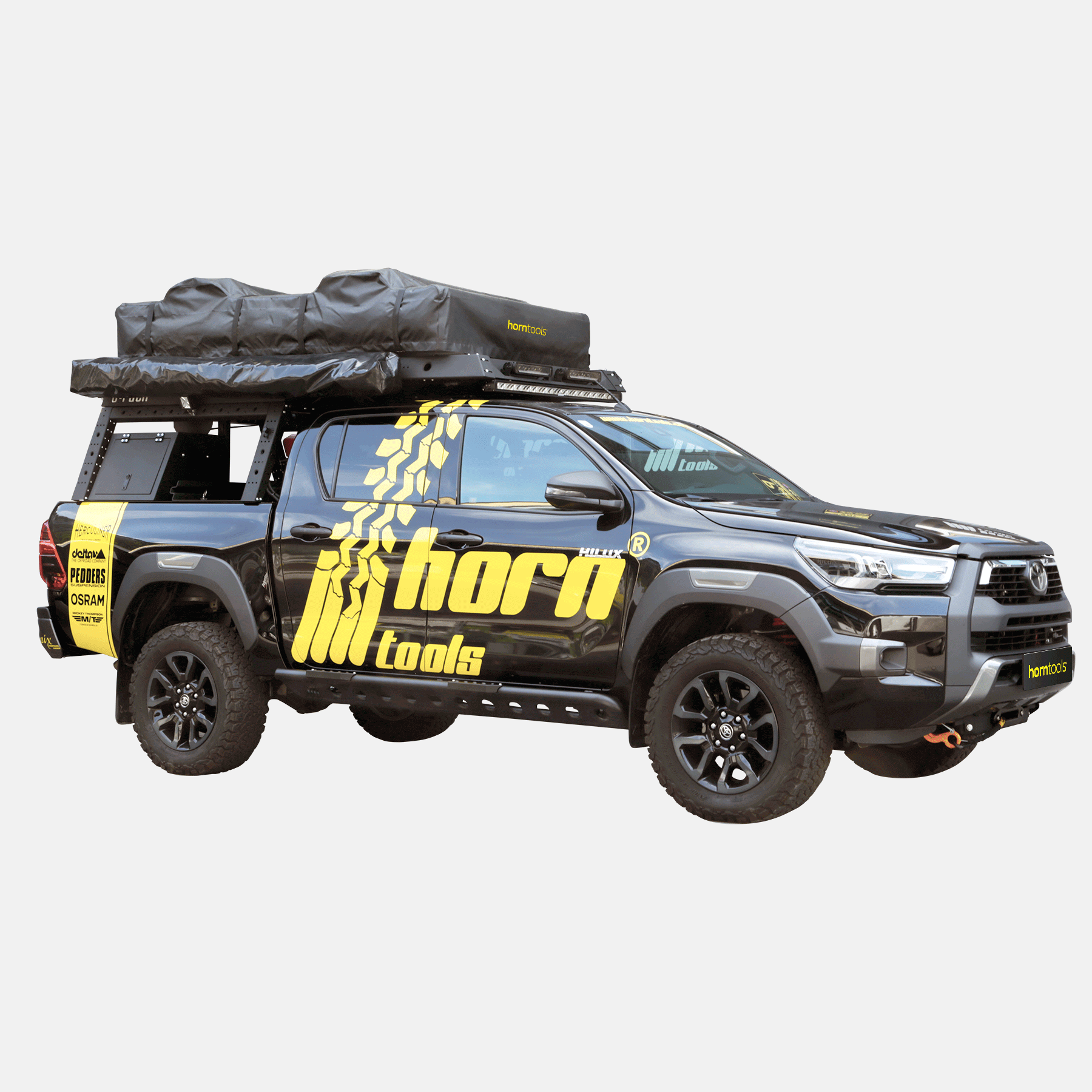 Rockslider LAPIS aluminium pour Toyota Hilux à partir de 2016