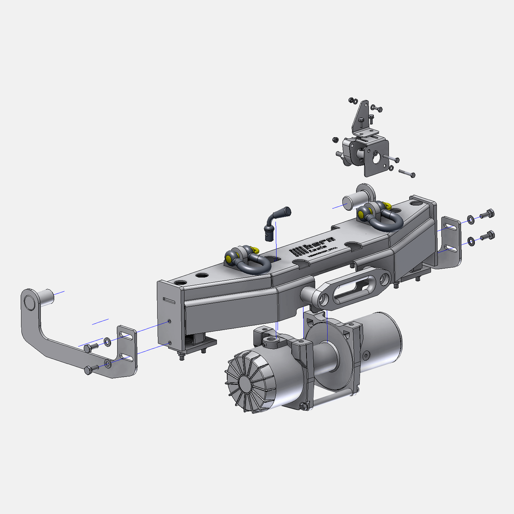 Système de treuil à câble Alpha pour Suzuki Jimny FJ - 4,3 tonnes