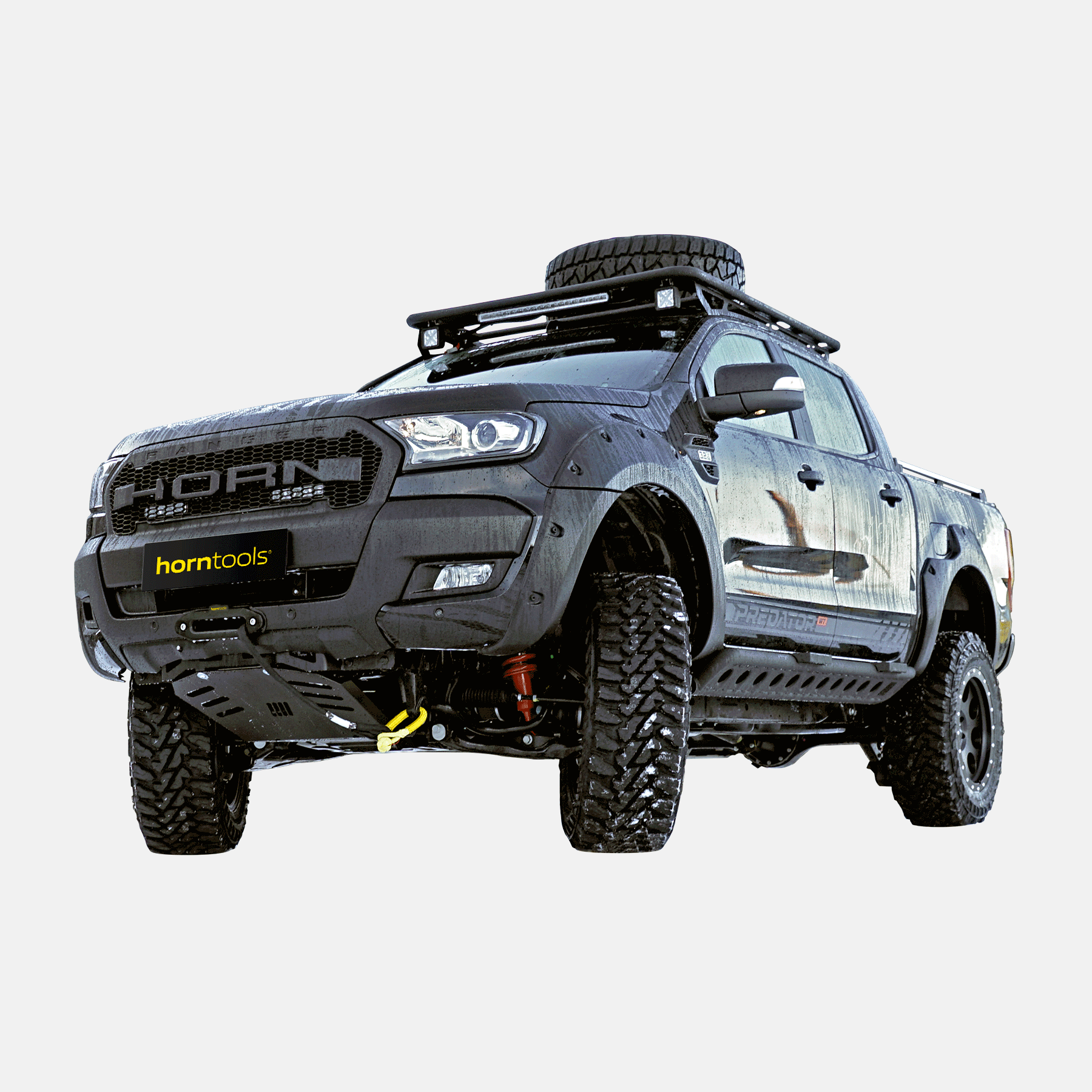 Système de treuil à câble Alpha 4,3 tonnes pour Ford Ranger année 2016-2022