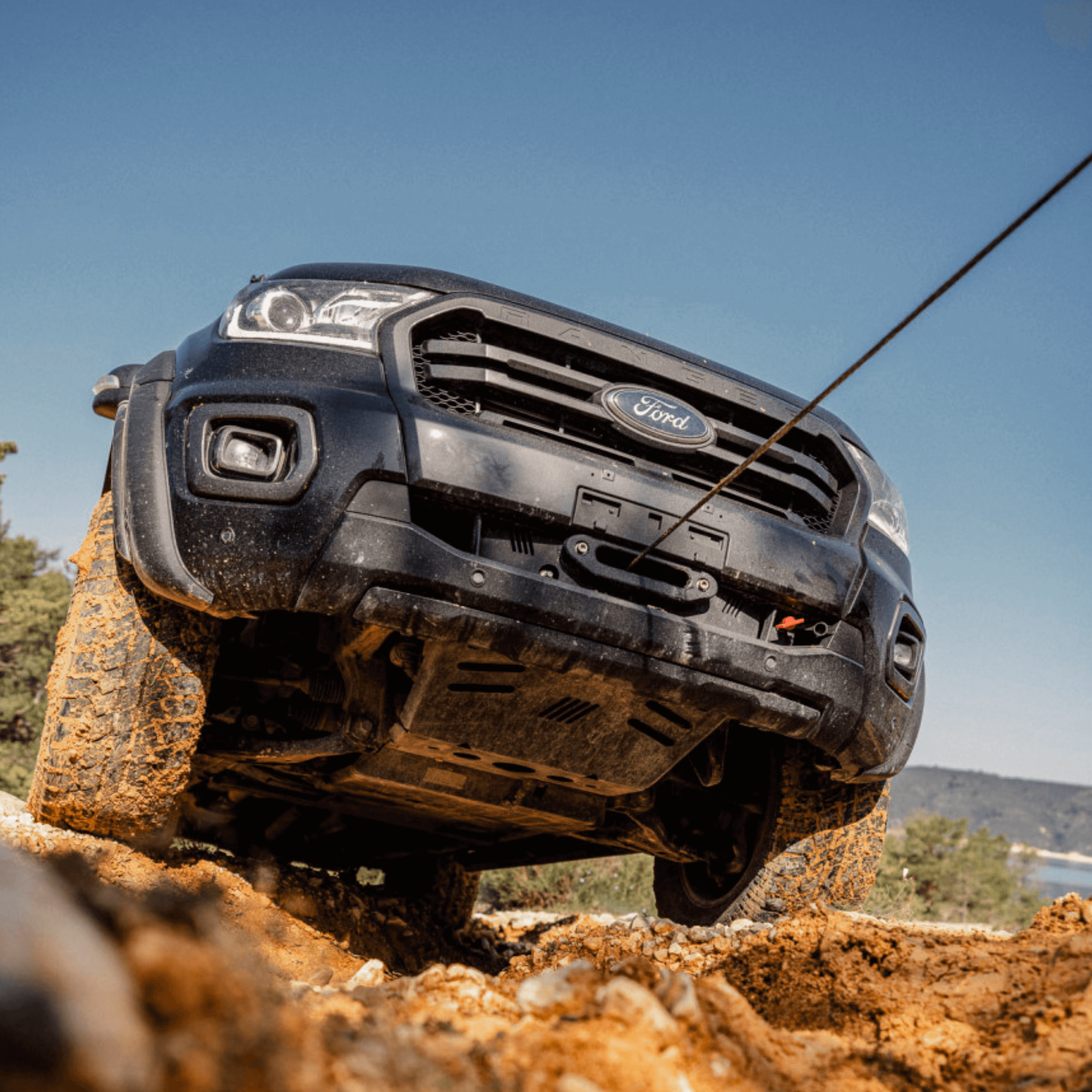 Système de treuil Alpha 4,3 tonnes pour Ford Ranger Raptor 2019-2022