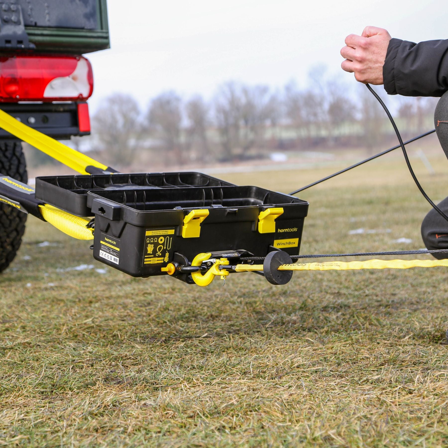 Scatola verricello - Argano a cavo mobile da 1,8 tonnellate