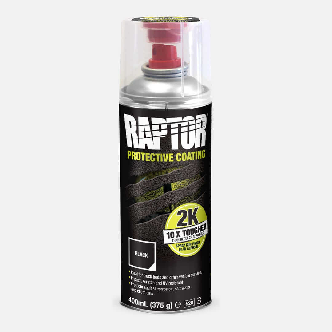 Aérosol RAPTOR 2K - 400 ml avec durcisseur - noir