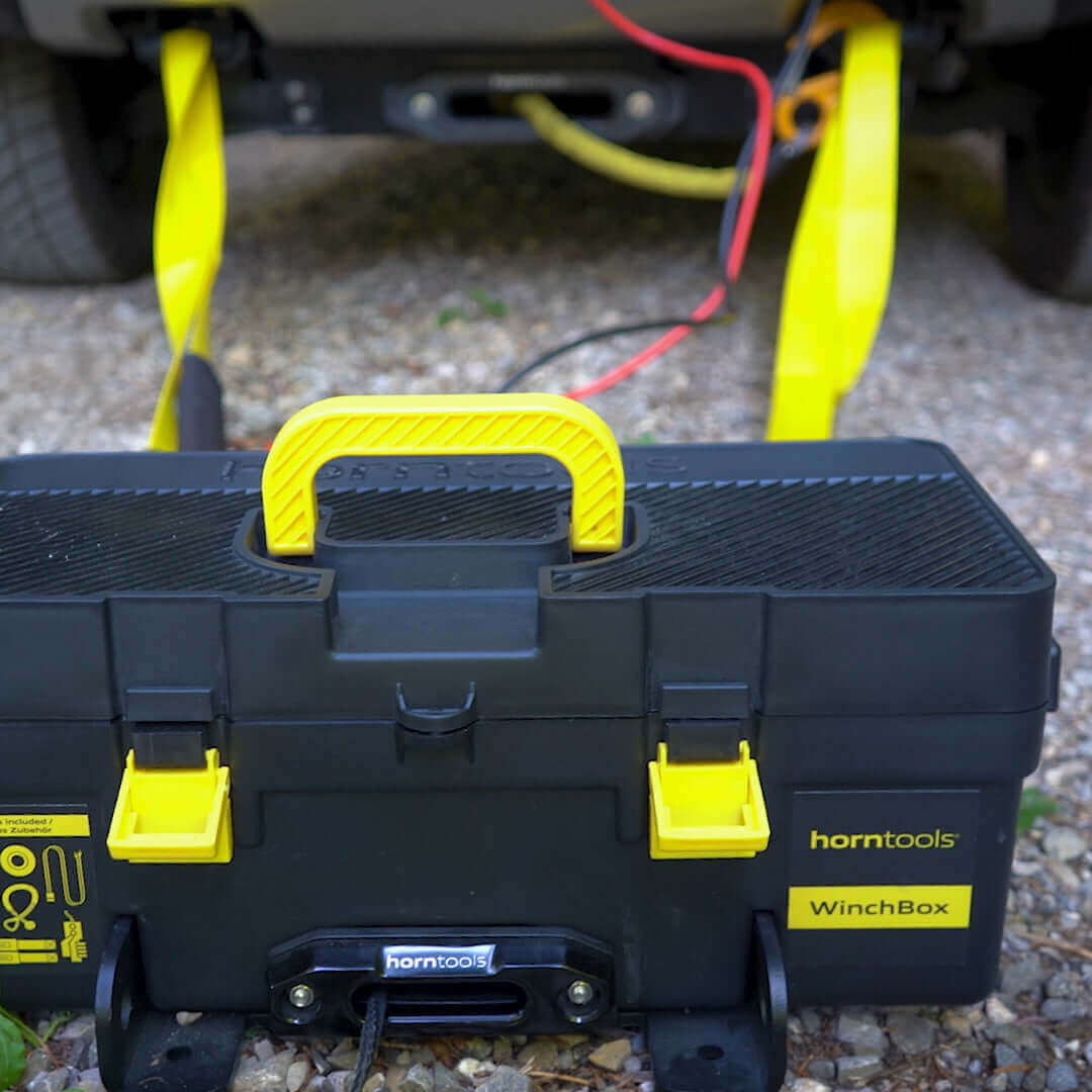 Cavo di collegamento da 7 m con morsetti a coccodrillo per Winch Box